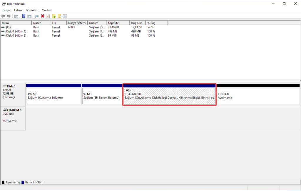 Server-Speicherplatz erweitern — Screenshot 3